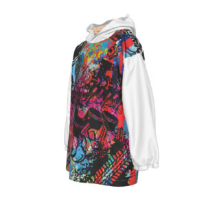 All-Over Print Kid's Sherpa Fleece Hoodie Blanket