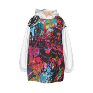 Gear Head Kid's Sherpa Fleece Hoodie Blanket